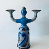 Mexican ceramic candle holder