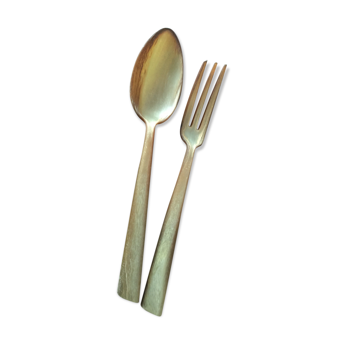 Horn salad cutlery from the 60s