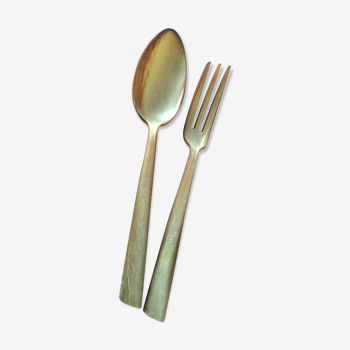 Horn salad cutlery from the 60s