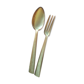 Horn salad cutlery from the 60s