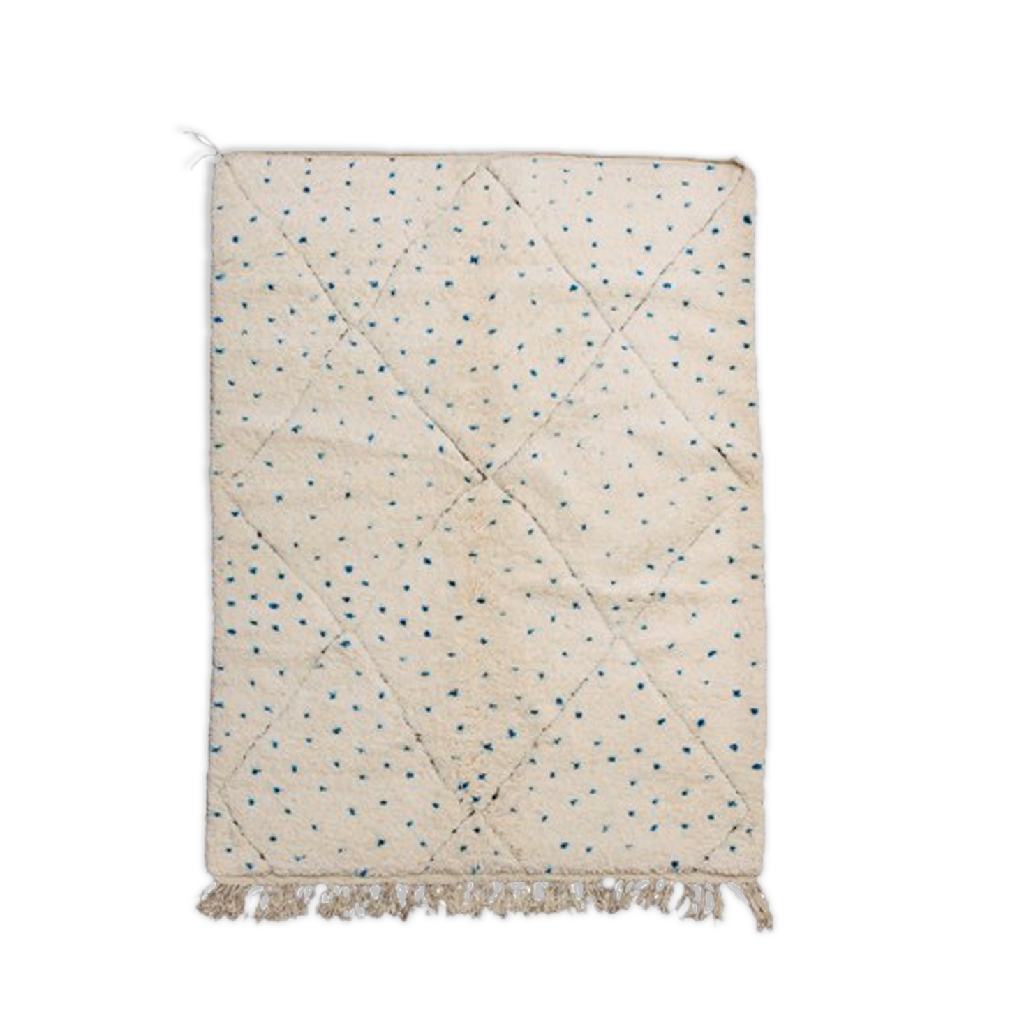 Berber carpet blue pea 165x230 cm