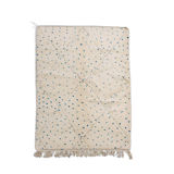 Tapis berbère pois bleu 165x230 cm