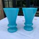 Paire de vases en opaline
