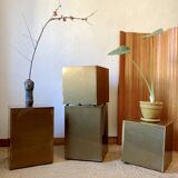 Electro-galvanised metal seat. Pharrell Williams / Vuitton parade, 2024.