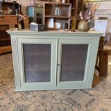 Khaki glass sideboard