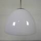 Old school lamp with large glass ball in opal glass, 1930s