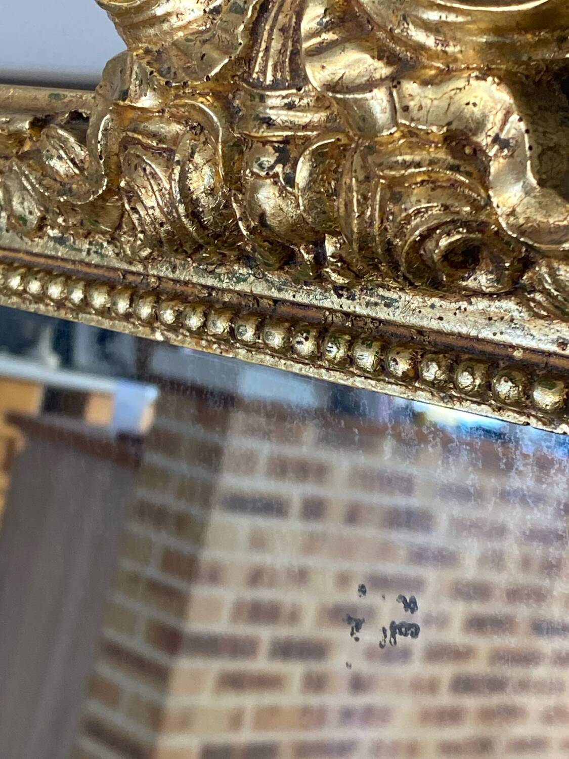 Large Louis XVI style cheval mirror