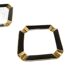 Set of three bridge ashtrays, mid-century modern, porcelain, Ćmielów, Poland, 1960s.