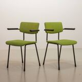 6 Dutch Design Gispen Dining Chairs Model 1235 by André Cordemeyer 1960s