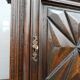 Louis XIII style two-piece recessed high wardrobe