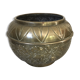 Vintage brass pot cover