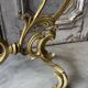 Golden bronze fire screen