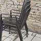 Lot 4 fauteuils vintage 1970" jardin terrase