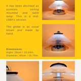 Table lamp by Guisto Toso and published by Leucos 1971