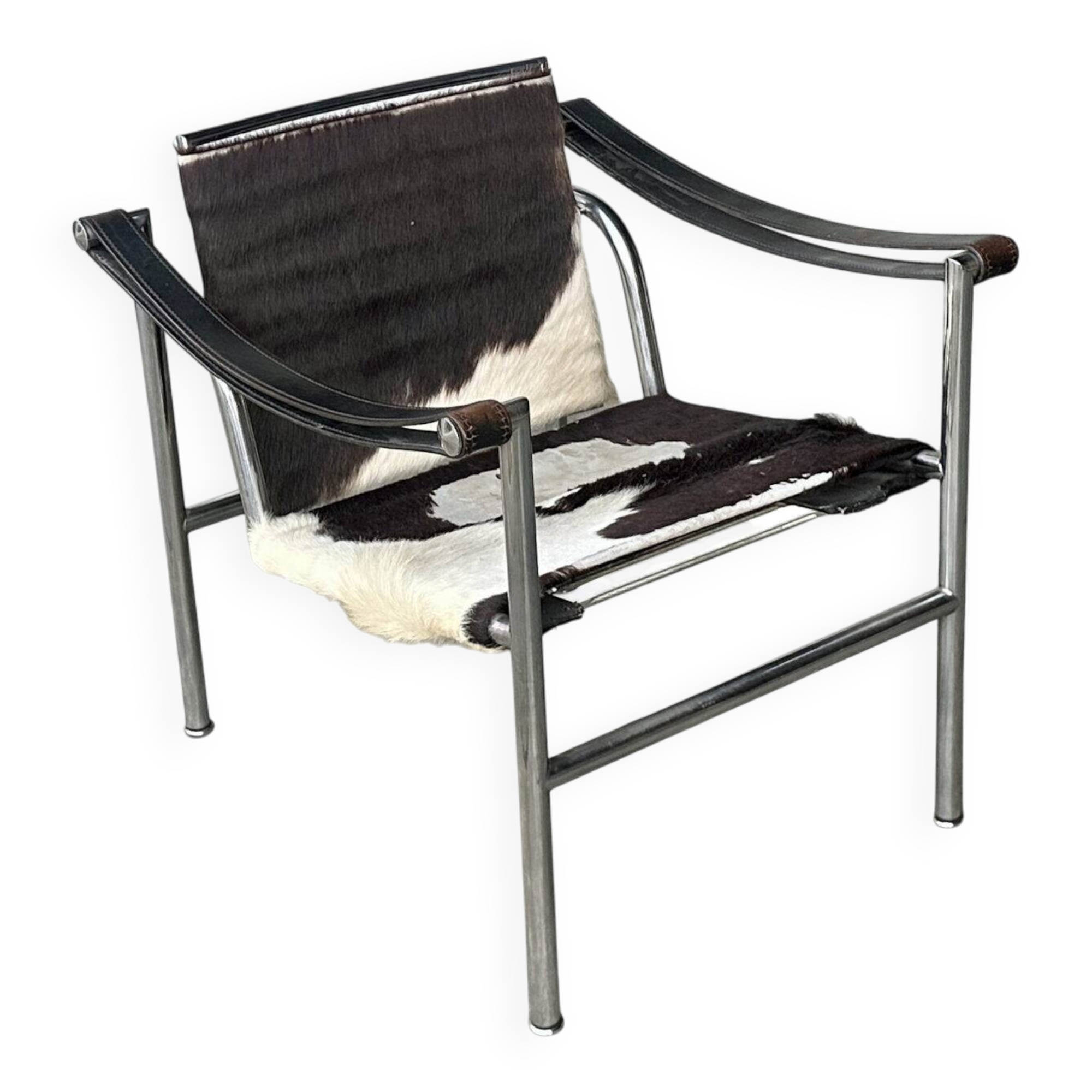 LC1 ponyskin armchair by Le Corbusier et al for Cassina 1980s