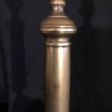 Bronze torch candle holder early 20th century