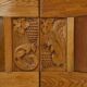 Art Deco solid oak sideboard by Henri Bonjour 1930s