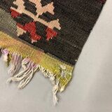 Vintage turkish kilim 105x58 cm shabby wool