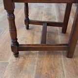 Table and 6 chairs in solid oak