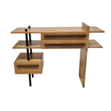 Modernist beech and Wenge sideboard, Netherlands 1980s