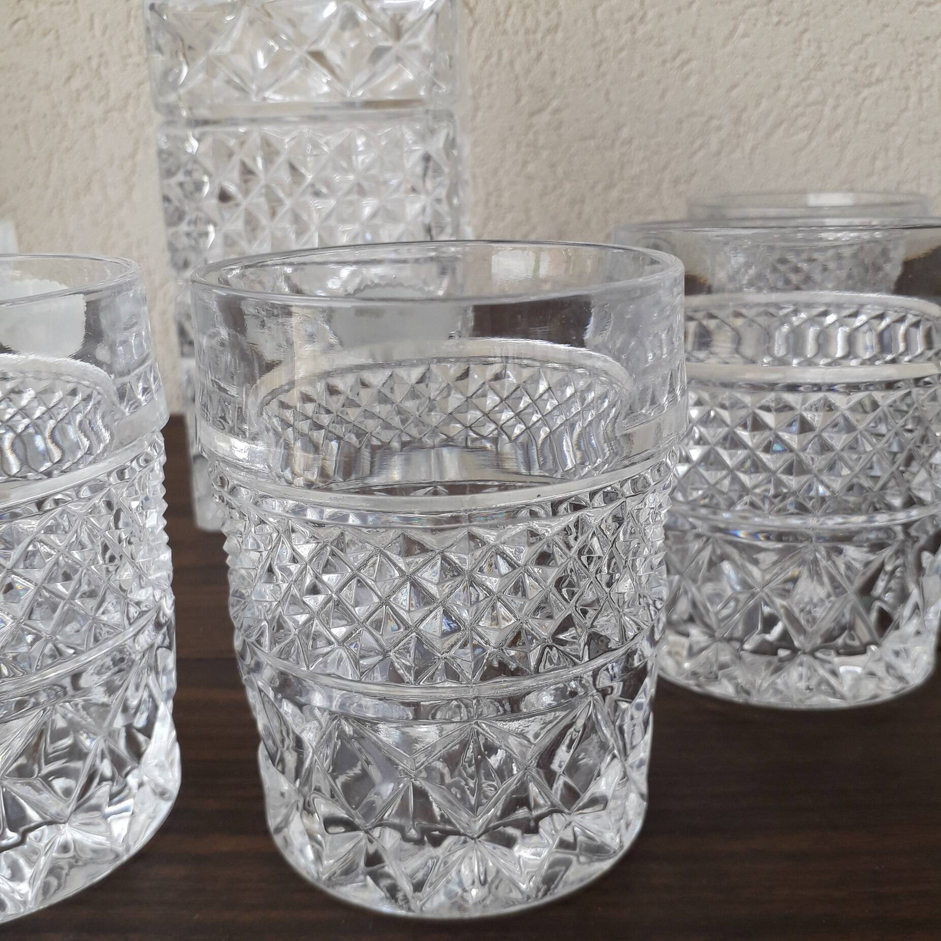 Whisky set with decanter and crystal glasses