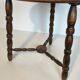 Turned wood coffee table by Charles Dudouyt