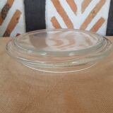 Glass bell and dish