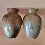 Denbac - Two vases - France - 1920-1949 - Art Deco style ceramics