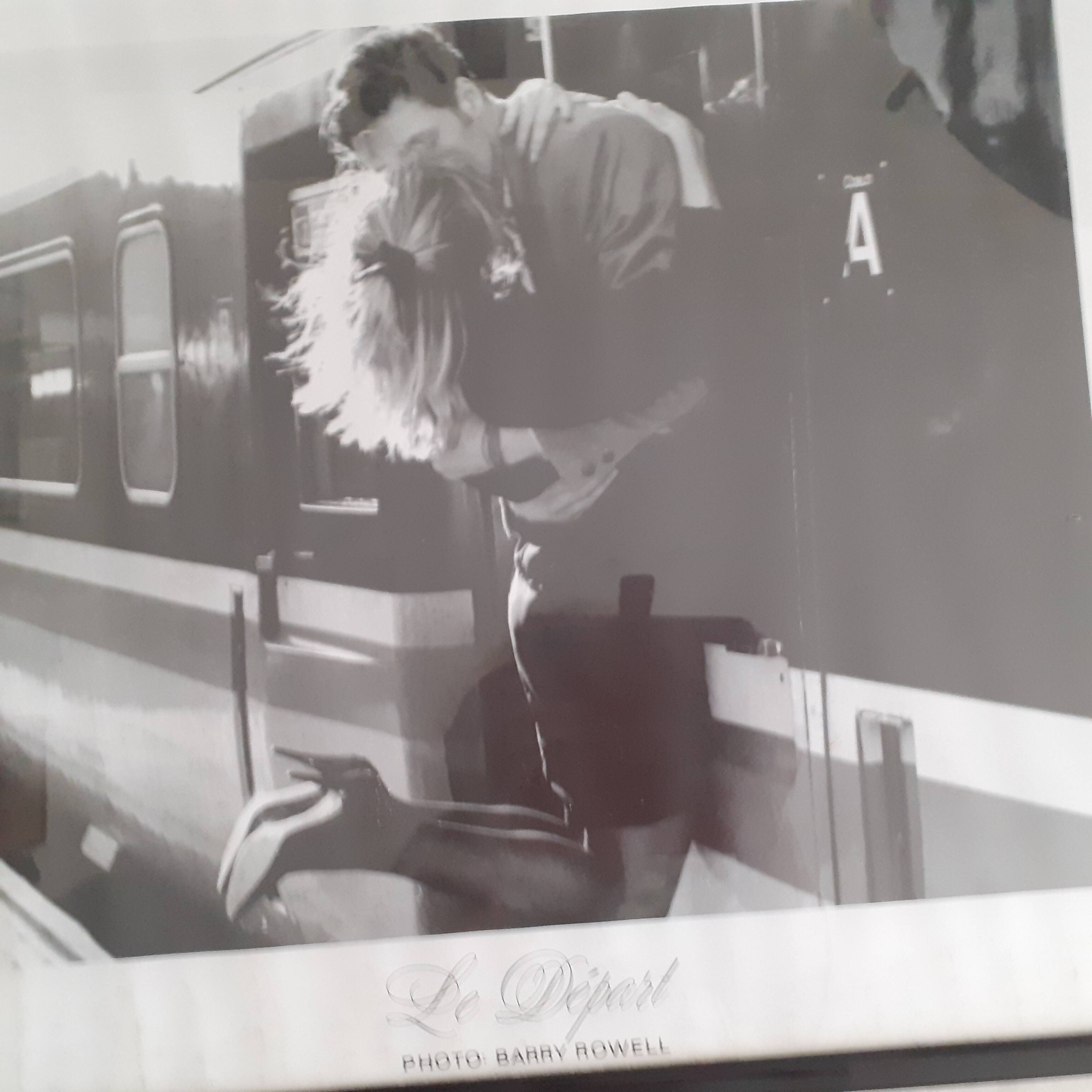 Black and white photo Barry Rowell; Departure.