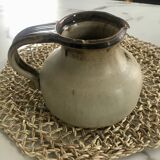 Vintage matte glaze stoneware pitcher