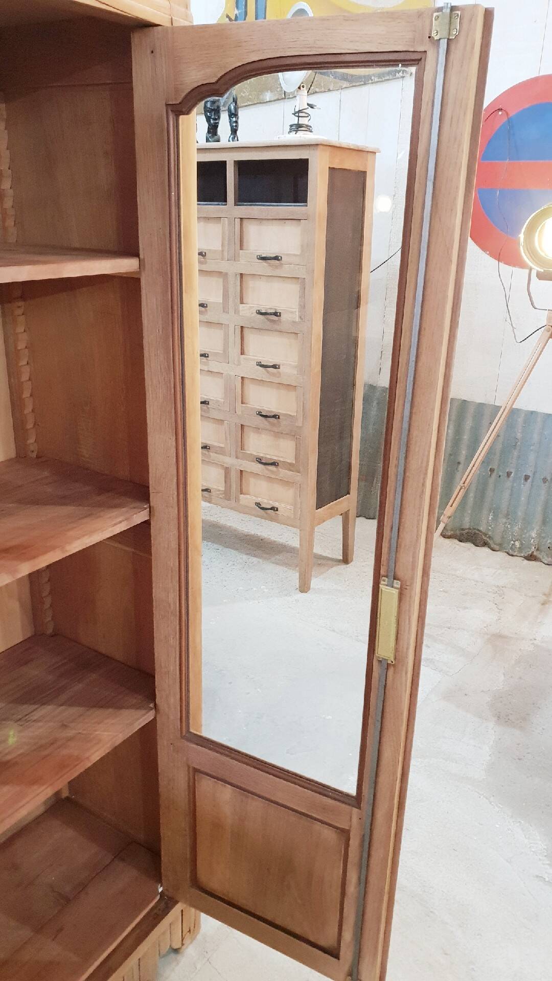 Old art-deco display case