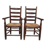 Paire de fauteuils provençaux