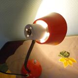 Lampe à poser inclinable en métal, années 70
