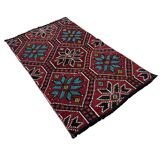 Vintage turkish kilim cushion cover , 129 x 78 cm