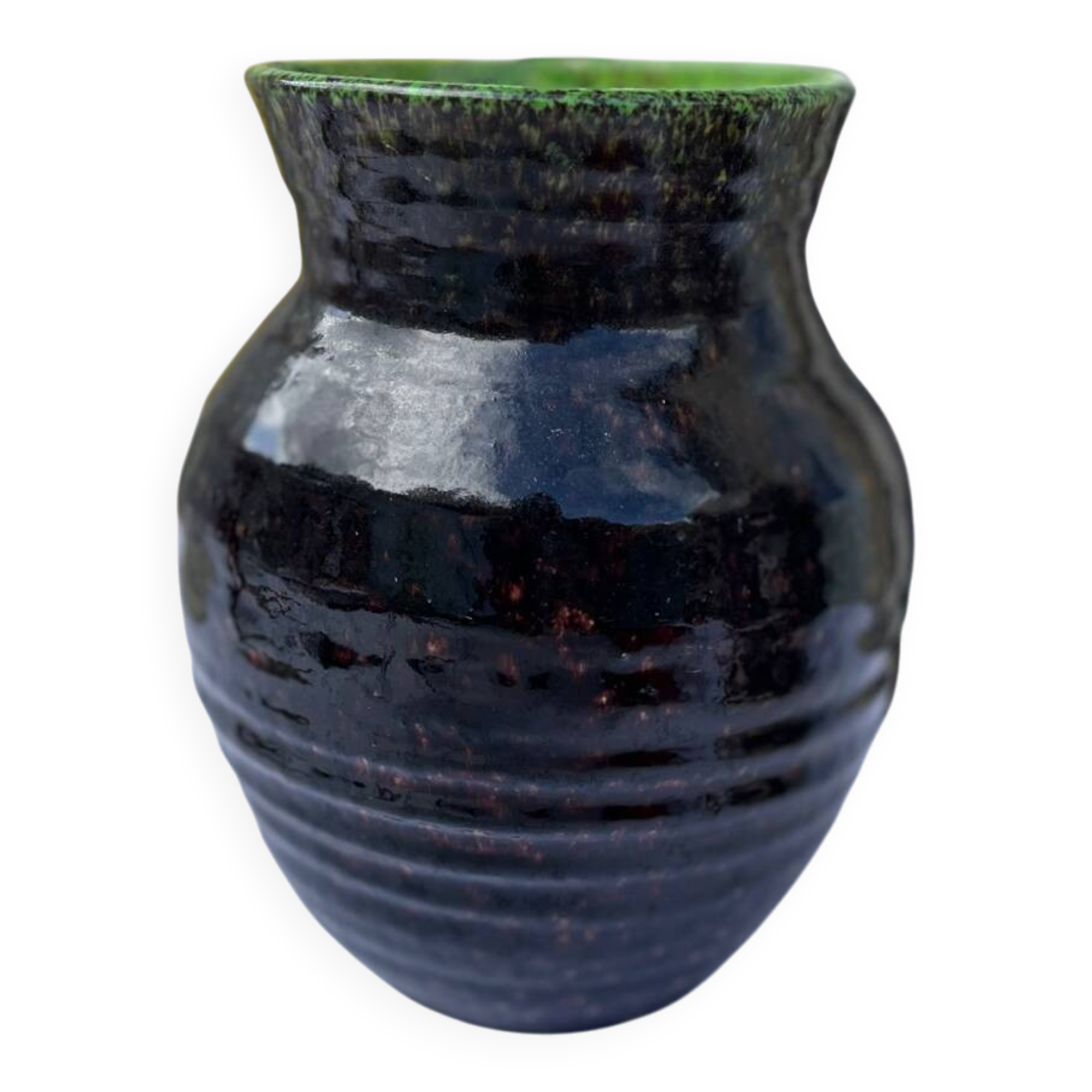 Vase The potters of Accolay in ceramic 1960