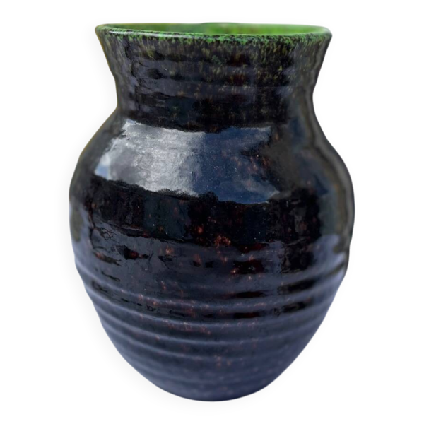 Vase Les potiers d'Accolay en céramique 1960