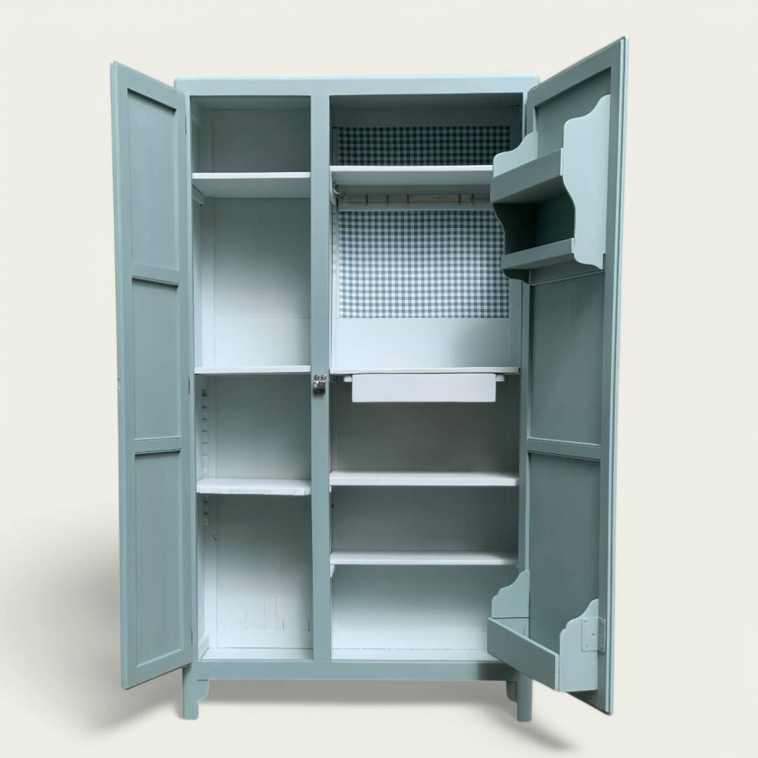 Mado 1940 blue/grey green kitchen cabinet buffet