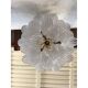 Italian Contemporary Mazzega Style Murano Glass “Saddle” Sputnik Chandelier
