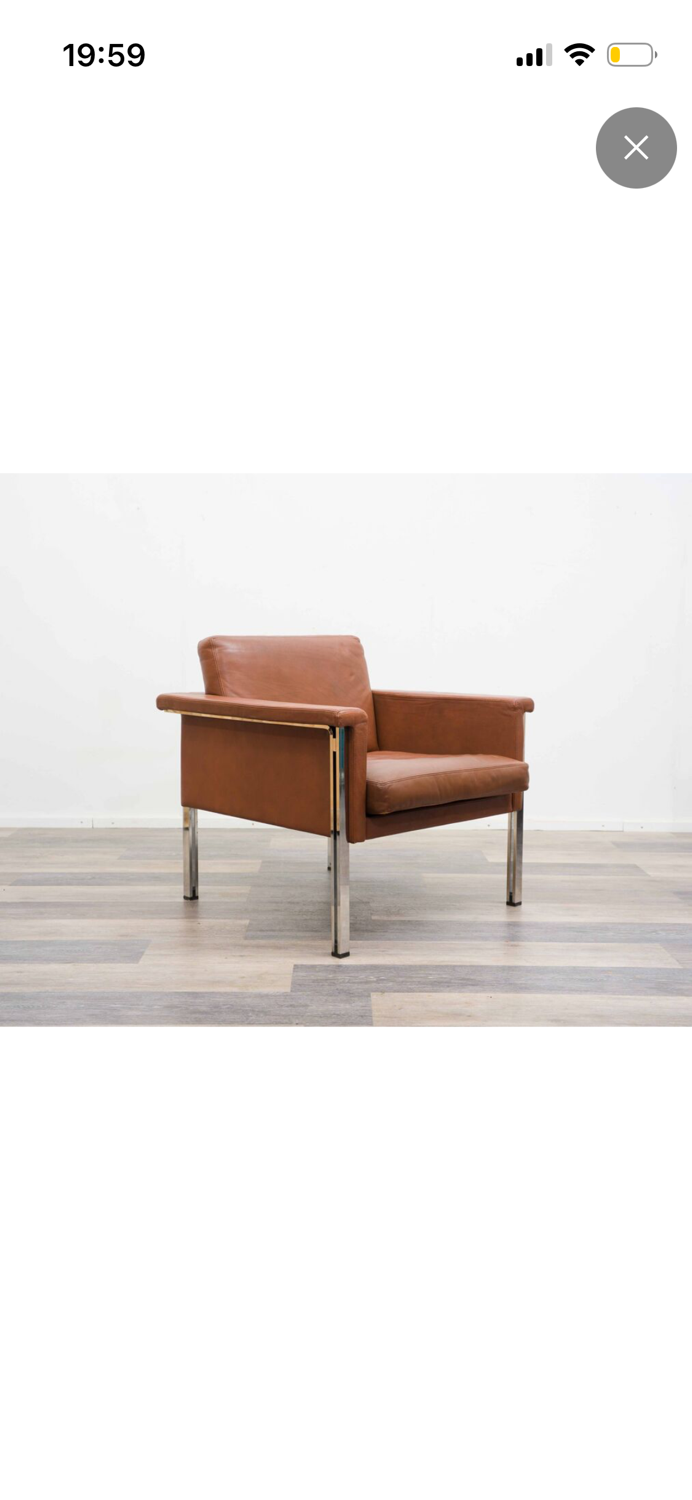 Fauteuil moderne en cuir