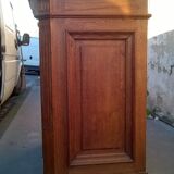 Ancien comptoir caisse de commerce chêne