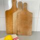 Lot de planches à découper en bois