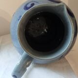 Grand pichet en grès bleu
