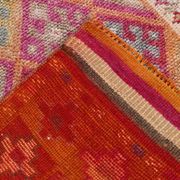 3x13 Pink Hallway Turkish Runner Rug,94x409Cm