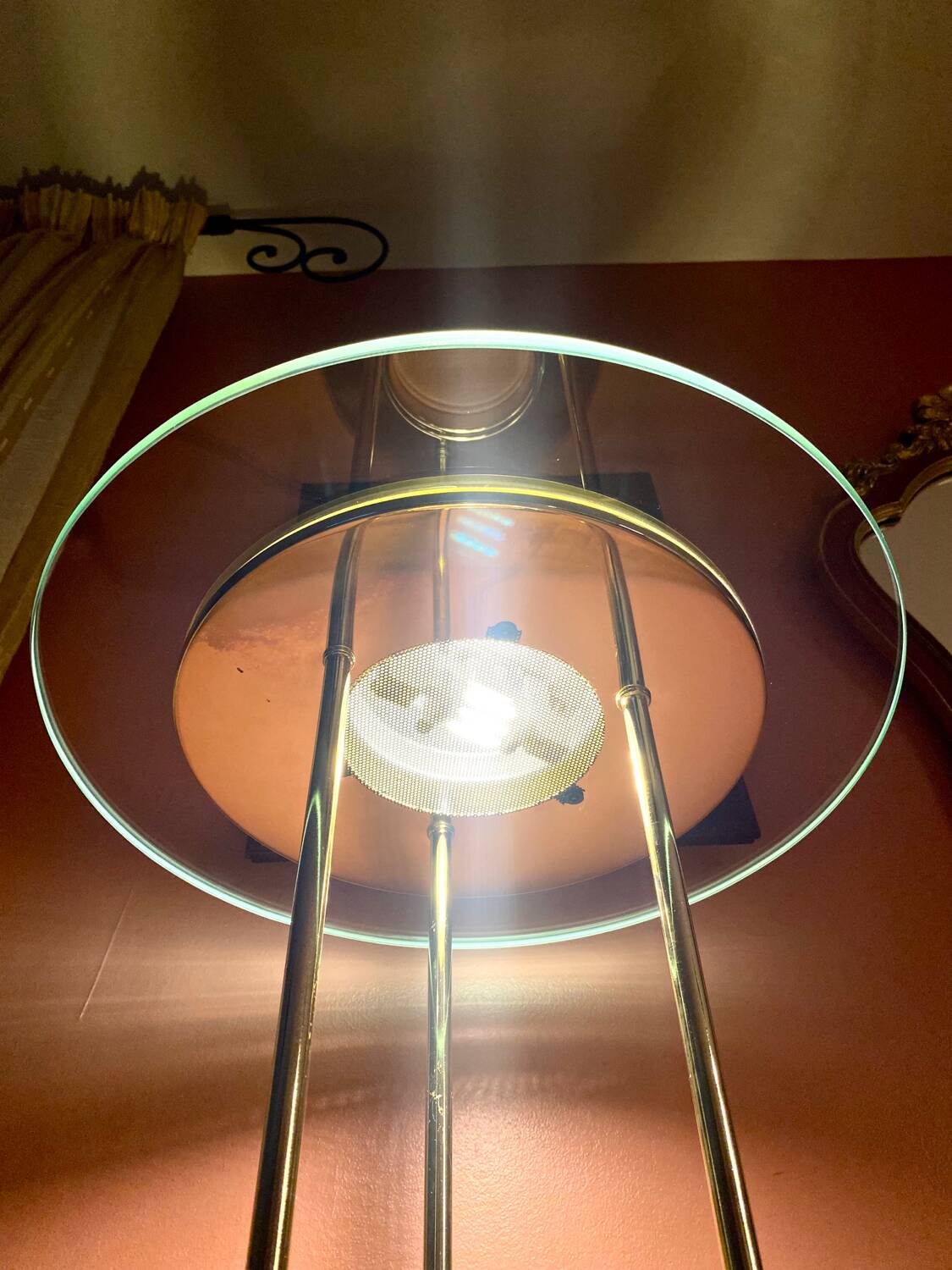 Saturn led lamp by Robert Sonneman 1980