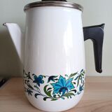 Enamelled teapot
