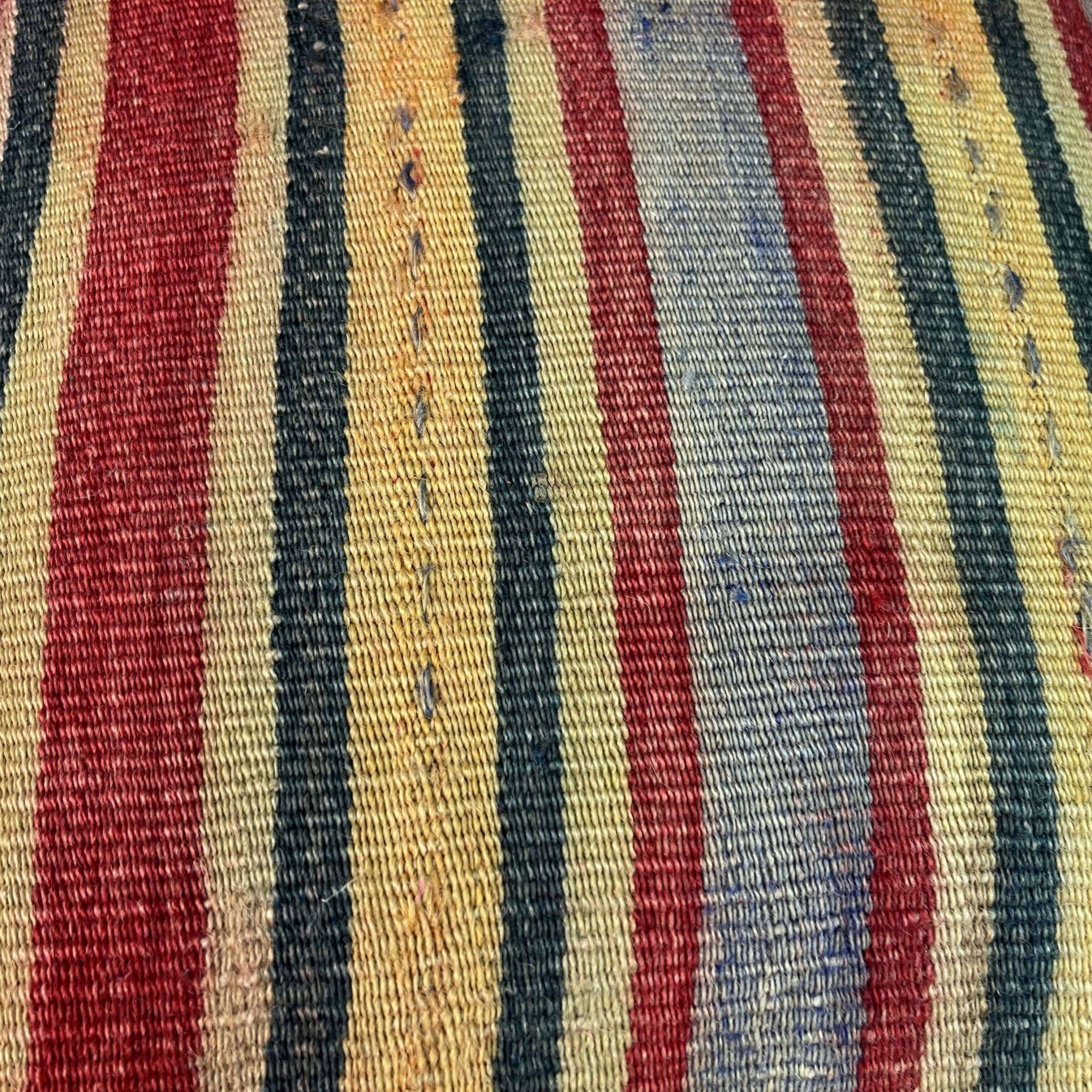 Vintage turkish kilim cushion cover , 40 x 40