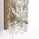 Lyfa Glass wall lamp Gefion by Carl Fagerlund, 1960's