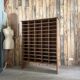 Large workshop sorting cabinet made of solid oak