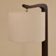 Floor lamp in solid oak, France, 1940s