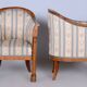 Ensemble de sièges en bouleau Biedermeier restauré, polonais ravivé, Vienne, Autriche, années 1830